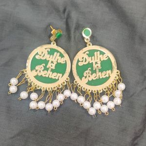 Dulhe Ki Behen Green Earings
