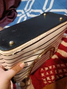 Enigma Striped Handbag 👜