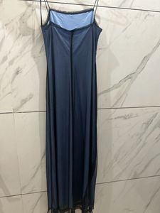Classy Pinteresty Blue Maxi Dress Y2k Coquette