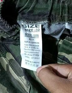 Turkiye Camo Print Cargo Joggers