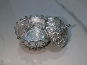 Silver Lotus Trinket Organiser