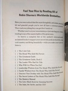 The Monk Who Sold His Ferrari by Robin Sharma