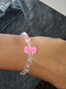 Beaded Bow Bracelet