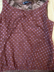Polka Dot Sleeveless Top