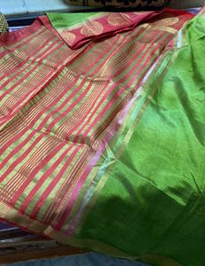 Mehendi Green Saree