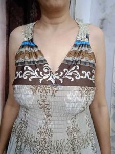 Patterned Maxi Dress