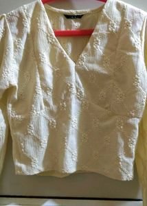Crochet Knit Top