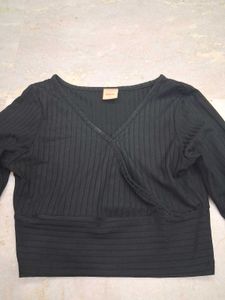 Black Long Sleeve Top