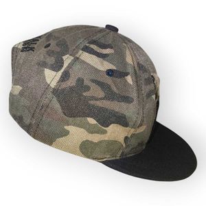 Camo &#34;Don&#39;t Walk But Run&#34; Snapback Cap
