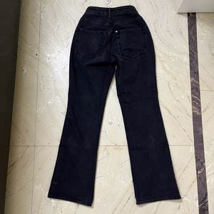 H&amp;M- Black Bootcut High Waisted Pants