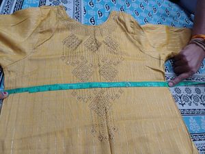 Golden Palazo Suit
