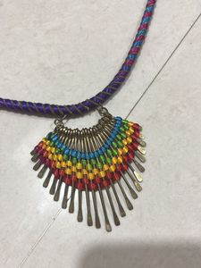 Rainbow Statement Necklace