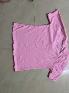 Pink V-Neck Tee