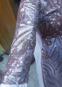 Pink Embroidered frock