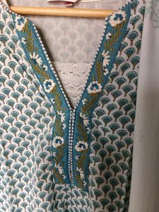 Biba Kurta Pants Dupatta Set