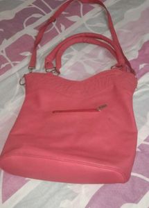 Peach Color Big Handbag For Women