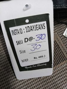D@30 Size-30 Cargo Jeans