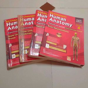 BD Chaurasia’s Human Anatomy Complete Set