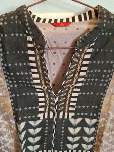 W Kurta Plazo Set