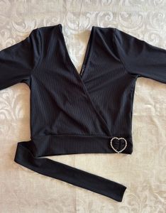 Y2k Wrap Top🪩