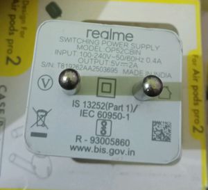 Orignal Realme Charger 10w