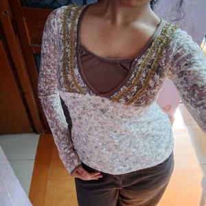 japanese coquette/ bayonetta top