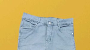 E@101 Size-28 Knee Design Slim Jeans