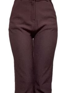 Burgundy Flared Pants