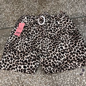 Leopard Print Shorts
