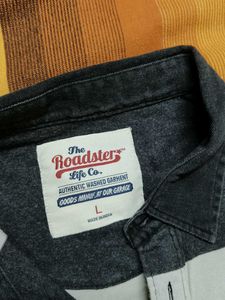 Roadster Men Brand Logo Cotton Polo Tshirt