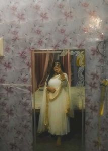 Platted Anarkali Set