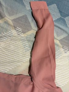 Peach Button Down