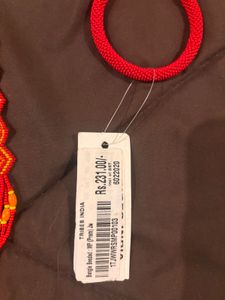 Beaded Long Chain With Single Bangle