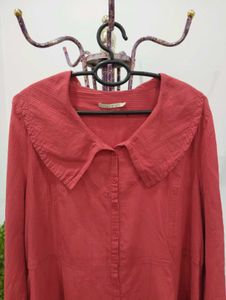 Button Down Tunic Top