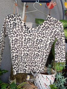 Animal Print Sweater