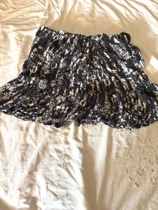 Beautiful Black And White Skirt