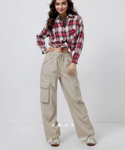 New Unused Beige Cargo Pants