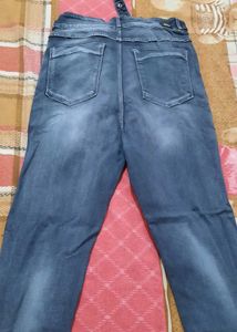 Ripped Blue Denim Jeans
