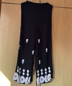 Black Embroidered Kurti Cord Set