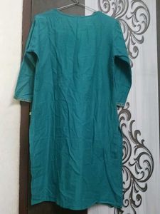 Teal Green 💚 Kurti