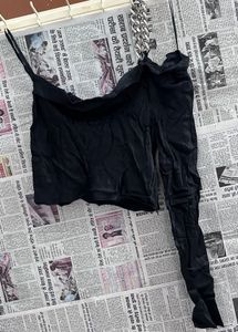 ZARA Black One-Shoulder Top