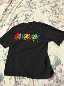 Balenciaga Tee - Colorful Drip