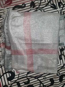 Silver Hijab/ Dupatta/ Scarf