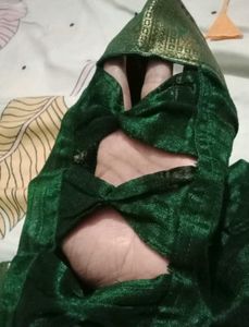 Emerald Green Silk Blouse