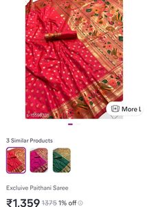 Paithani Design Border Saree