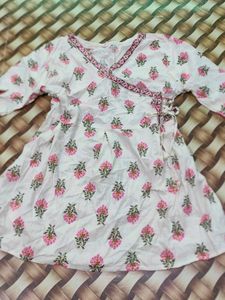 Cute Floral short kurti
