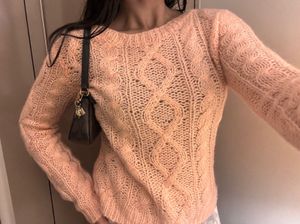 H&M Peach Knit Sweater