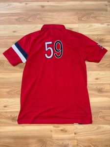 HACKETT x ASTON MARTIN Red Polo T-Shirt