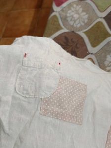 Korean Shirt Cute Pocket Detailing