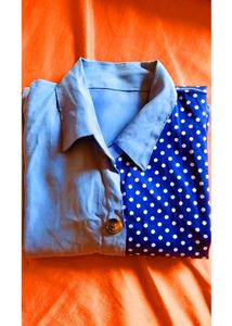 👗 One Piece -Blue Polka Dot 👗